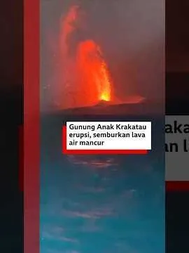 Gunung Krakatau Erupsi