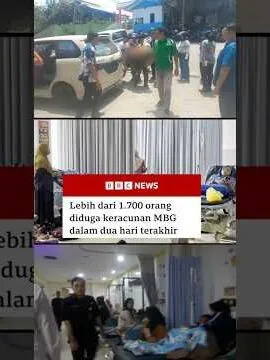 Lebih dari 1.700 orang diduga keracunan MBG dalam dua hari terakhir
